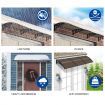 New 3M DIY Window Door Awning House Canopy Patio UV Rain Cover Sun Shade