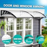 New 2M DIY Window Door Awning House Canopy Patio UV Rain Cover Sun Shade Outdoor