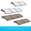 New 2M DIY Window Door Awning House Canopy Patio UV Rain Cover Sun Shade Outdoor