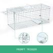 Large Humane Live Animal Trap Cage Possum Rat Cat Dog Rabbit Fox Catch 108x40x45cm