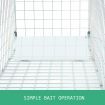 Large Humane Live Animal Trap Cage Possum Rat Cat Dog Rabbit Fox Catch 108x40x45cm