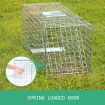 Large Humane Live Animal Trap Cage Possum Rat Cat Dog Rabbit Fox Catch 108x40x45cm