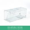 Large Humane Live Animal Trap Cage Possum Rat Cat Dog Rabbit Fox Catch 108x40x45cm