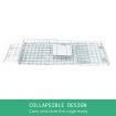 Large Humane Live Animal Trap Cage Possum Rat Cat Dog Rabbit Fox Catch 108x40x45cm