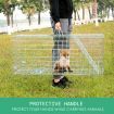 Large Humane Live Animal Trap Cage Possum Rat Cat Dog Rabbit Fox Catch 108x40x45cm