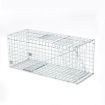 Large Humane Live Animal Trap Cage Possum Rat Cat Dog Rabbit Fox Catch 108x40x45cm