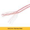 2000M Polytape Electric Fence Stainless Steel Wire Energiser Insulator 12MM Width