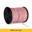 2000M Polytape Electric Fence Stainless Steel Wire Energiser Insulator 12MM Width