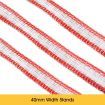 400M Polytape Electric Fence Stainless Steel Wire Energiser Insulator 40MM Width