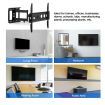 New Full Motion TV Wall Mount Bracket Tilt Swivel LED LCD Plasma VESA 40-80 Inch