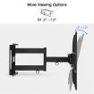 New Full Motion TV Wall Mount Bracket Tilt Swivel LED LCD Plasma VESA 40-80 Inch
