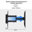 New Full Motion TV Wall Mount Bracket Tilt Swivel LED LCD Plasma VESA 40-80 Inch