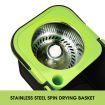 Spin Mop Bucket 360 Degree System Adjustable Handle With 4 Swivel Mops DR FUSSY