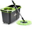 Spin Mop Bucket 360 Degree System Adjustable Handle With 4 Swivel Mops DR FUSSY