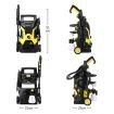 3200 PSI Pressure Washer 7.2L/M 2400W Electric High Pressure Cleaner Water Pump w/Hose