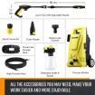 3200 PSI Pressure Washer 6.8L/M 2400W Electric High Pressure Cleaner Water Pump w/Hose