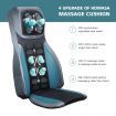 Full Body Massage Cushion Shiatsu Neck Back Massager Chair Pad Car Massaging Seat-Blue
