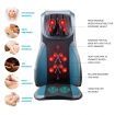 Full Body Massage Cushion Shiatsu Neck Back Massager Chair Pad Car Massaging Seat-Blue