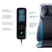 Full Body Massage Cushion Shiatsu Neck Back Massager Chair Pad Car Massaging Seat-Blue
