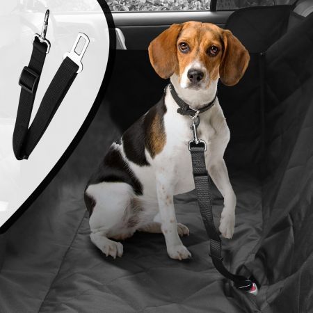 New Waterproof Dog Car Seat Cover Pet Protector Hammock Mat Nonslip Pad Black