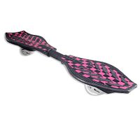 2 Wheel Snake Motion Rocking Streetboard Caster Board Skateboard Vigorboard with Lights - Tartan Color
