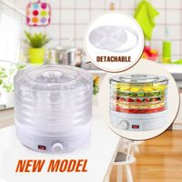 Round Adjustable Food Dehydrator with Removable Trays