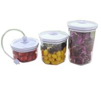 Maxkon Food Preservation 3 pcs Vacuum Canister Marinator Set