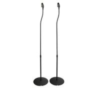 Adjustable Pair of Steel Small Satellite Speaker Stand Supports