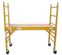 Safety Scaffold / High Ladder / Work Platform on Caster Wheel - 450KG Weight Capacity