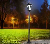 Deluxe Outdoor Solar-Powered Garden Lamp
