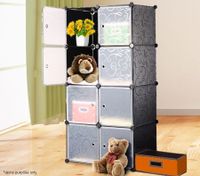 8 Cabinet Multi Storage Wardrobe
