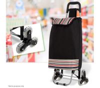 Multi Terrain Enabled  Aluminum  shopping Trolley with Nylon Bag