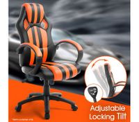 Executive Tilt Adjustable PU Leather Racing Office Computer Chair