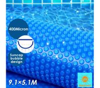 400 Micron Solar Swimming Pool Cover Blanket 9.1M x 5.1M