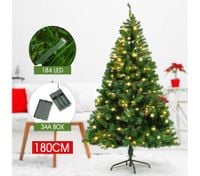 180cm Artificial Christmas Tree with LED Lights