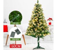 160cm Artificial Christmas Tree with LED Lights