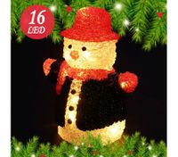 Christmas Led Light Acrylic Snowman