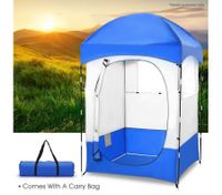 XL Outdoor Portable Camping Changing Tent With 2 Windows, Pocket bag & Removable cover