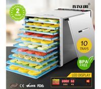 10 Trays Food Dehydrator for Commercial & Home Use