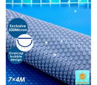 500 Micron Solar Swimming Pool Cover Blanket Size:  7M x 4M