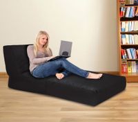 Black Bean Bag Sofa Cover