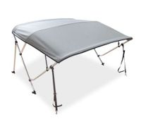 4 Bow Light Grey Boat Bimini Top 1.5m to 1.7m