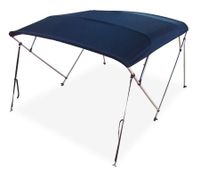 4 Bow Navy Blue Boat Bimini Top 1.5m to 1.7m