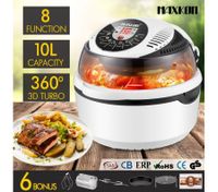 New 10L Low Fat  Air Fryer Convection Oven Cooker-White