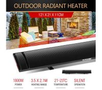 MAXKON 1800W Electric Outdoor Central Infrared Heaters