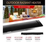 MAXKON 2400W Electric Outdoor Infrared Radiant Heater