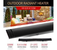 MAXKON 3200W Electric Outdoor Infrared Radiant Heater