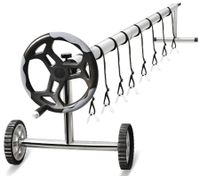 In-Ground Pool Cover Roller with Non-Slip Handle