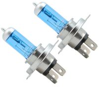 2 x 5000K H4 100W 12V Super White Car Bulbs