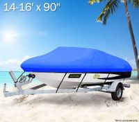 14-16ft All-Weather Boat Cover Top